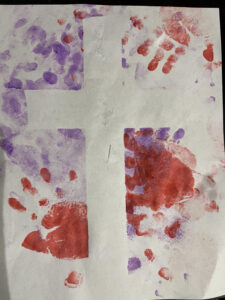 easter cross activities handprint